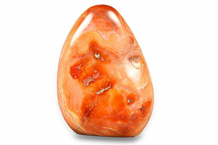 Free-Standing, Polished Carnelian Agate - Madagascar #283472